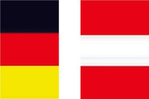 tysk dansk flag kopi
