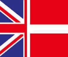 Engelsk dansk flag kopi